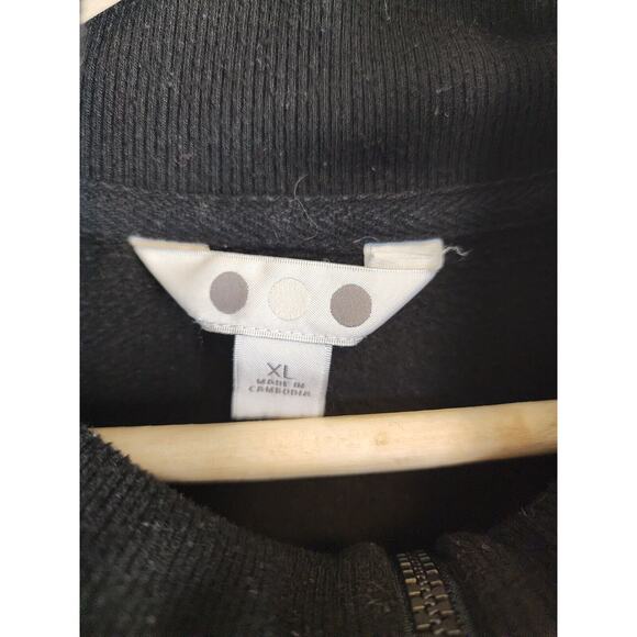 Three Dots Women's 1/2 Zip Pullover Sweater Gray Acrylic Rayon Size XL - Picture 3 of 6